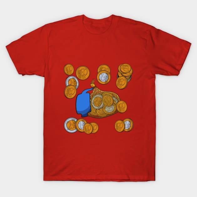 Saint Nicholas Chocolate Coins T-Shirt by TheMaskedTooner